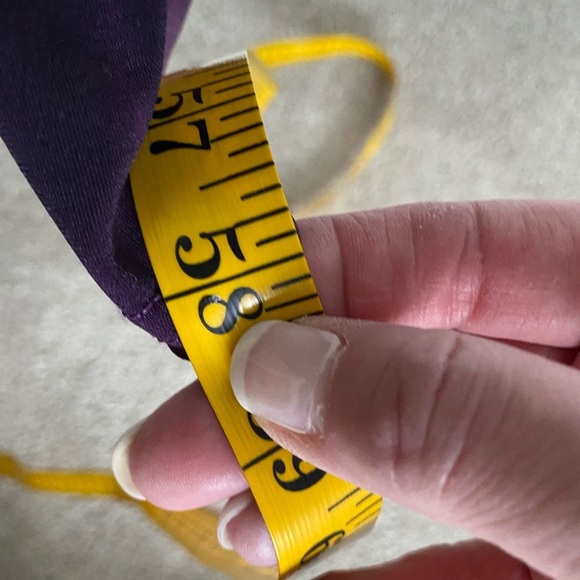 R&M Richards Maxi‎ Dress 22 Purple Ombre' Tie-Dye Sleeveless Y2K Baby Doll Boho - Picture 7 of 12